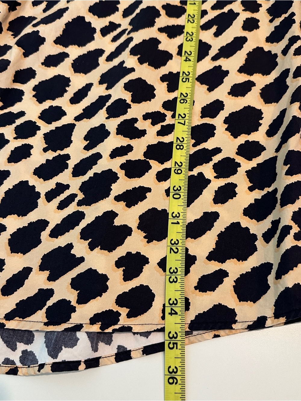 SSYS Poplin Leopard Mini Dress Sz L - Picture 5 of 7